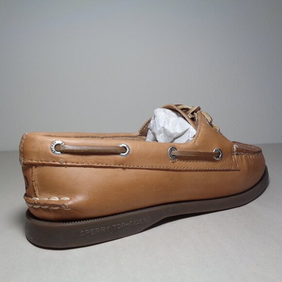 Sperry / Size 8 Wide / AUTHENTIC ORIGINAL 2 EYE / Brown / New Women's Shoes - Picture 4 of 16